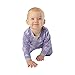ZippyJamz Organic Baby Footed Sleeper Pajamas with Inseam Zipper for Quickier and Easier Diaper Changes ~ Heartbreaker (18-24 Months)
