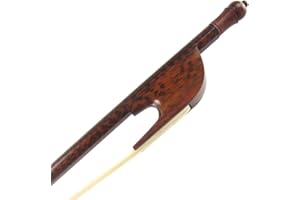 Classic Music Snakewood Baroque Cello Bow with a Slim Tip (4/4), Mongolian Horse Hair