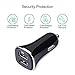 Dual USB Car Charger, FiveBox Phone Car Charger Adapter with 6ft USB Type C Charging Cable Charger Cord Compatible Samsung Galaxy S9 S8 Note 9 8, LG Stylo 4, LG V35 G7 ThinQ G5 G6, Google Pixel 2/3 XL