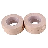 BQLZR 500cm/ Roll Cotton Adhesive Tape for Chinese Guzheng Pipa Wood Lute Finger Picks Pack of 4