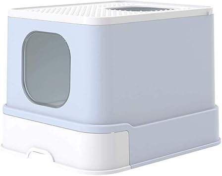 closed litter box amazon