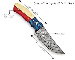 PAL 2000 KNIVES 8.4 Inch, Custom Handmade Damascus
