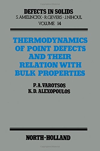 Thermodynamics of Point Defects and Their Relation With Bulk Properties (Defects in Solids 14) Thermodynamics of Point Defects and Their Relation With Bulk Properties (Defects in Solids 14)