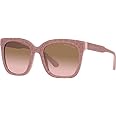 Michael Kors San Marino Brown Pink Gradient Square Ladies Sunglasses MK2163 392611 52