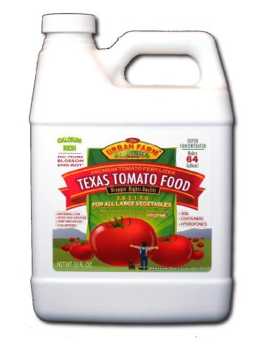 Urban Farm Fertilizers Texas Tomato Food, Competition Tomato Fertilizer, 1 quart.