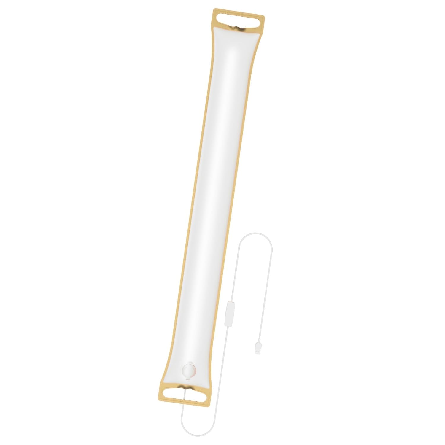 CROSS ZEBRA Inflatable Camping Lamp, Outdoor Lamp, Magnetically Attached and Hookable, Portable, Blow-Type Soft Lamp, Easy to Store, for Camping, Hiking, and Home, USB Wired (Khaki 1 Pack)