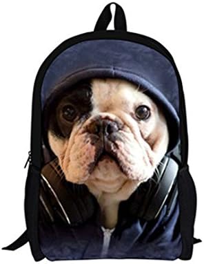 SHUB Children School Backpack Cute 3D Animal German Shepherd Printed Student Schoolbags Casual Kids Backbag Bolsa Girls W1556C