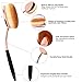 Makeup Brushes Set 10pcs Professional Oval Toothbrush Foundation Contour Powder Blush Concealer Eyeliner Blending Brush Cosmetic Make UP Brushes Tool Set
