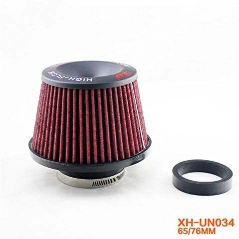 DOXINGYE 75mm Universal Car vehicle Power Intake Dual Funnel Air Cleaner Air Intake Filter