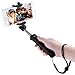 Poweradd 2nd Gen Bluetooth Selfie Stick Self-portrait Monopod with Built-in Remote Shutter for iPhone 6s Plus / 6 Plus / 6s / 6 / 5s / 5c / 5 / 4s, Android, Samsung, LG, HTC, Nexus and More - Black
