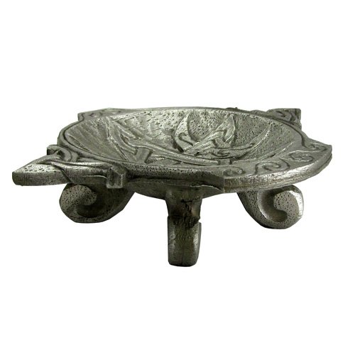 Pewter Moon Phase Pentacle Wiccan Altar Bowl