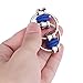SMARTED Flippy Key Chain Fidget toy for Kids Adults Fidgeter Focused Concentrate ADHD Keep Hand Busy Stress 2 Pieces (Blue)