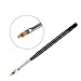 BQAN 2 Pc Nail Ombre Brush Pro Nail Art Tools, UV Gel Nail Art Painting Brush With Wood Handle