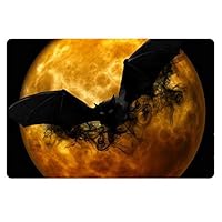 Salabomia Halloween Batman Door Mat Funny Indoor Entrance Floor Mats Non-Slip Front Door/Kitchen/Bedroom Rugs