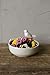 Creative Co-op Round, White Ceramic Bowl w/Bird, 4.25 x 4.25 x 2.75