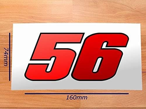 Amazon Co Jp 中野真矢選手風 ゼッケン56 カッティングステッカー ホビー 通販