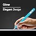 Leeko Luminous(Glow in The Dark) Skin Case Holder for Apple Pencil - Pouch Skin Pocket Sleeve Cover for iPad Pro 9.7 and 12.9 inch - Stylus Touch Pen Case Holder for Your Apple iPad Pro Pencil