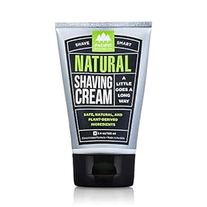 Image of Pacific Shaving Company Natural Shave Cream - with Safe, Natural, and Plant-Derived Ingredients for a Smooth Shave, Softer Skin, Less Irritation, No Animal Testing, TSA Friendly, Made in USA, 3.4 oz