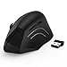 Jelly Comb Ergonomic Mouse, 2.4GHz Optical Wireless Vertical Mouse with 3 Adjustable DPI 800/1200 / 1600, 6 Buttons