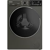 Hitachi Washing Machine 10kg - 1400 RPM - SteamCure Technology - ProSmart Inverter Motor - Steam Therapy Dry Wash Only - 14-Minute Quick Program - Bluetooth + Wi-Fi - XL Large Door - Gray Color