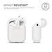 elago Premium Silicone AirPods Case Designed for Apple AirPods 1 and 2, Front LED Visible [Nightglow Blue]