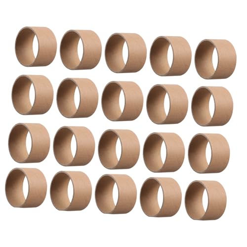 Gadpiparty 20Pcs Brown Cardboard Tubes for Crafts Sturdy DIY Craft Rolls for and Paper Tubes for Creative Art Projects for Group Activities and Handmade Creations