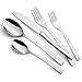 Ferfil Silverware Sets, 40-Piece Stainless Steel Flatware/Cutlery/Tableware Set Service for 8 Person, Include Knife/Fork/Spoon, Mirror Polished