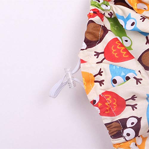 QiaTi Women Scrub Hats with Sweatband Adjustable Cotton Bouffant Cap Doctor Scrub Cap Free Size (Fashion 1) - Thumbnail 3