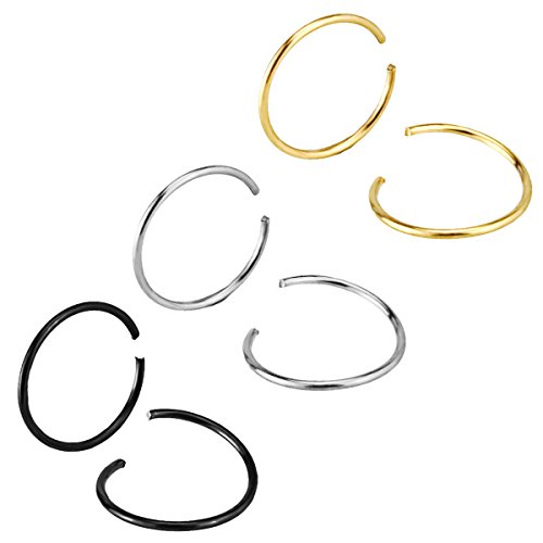Charisma 10mm stainless steel clip-on closure earrings …