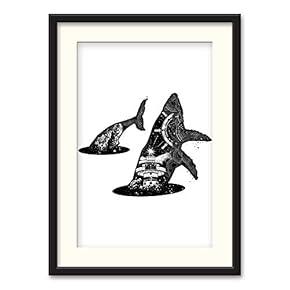 Black Paper Framed Canvas Wall Art for Living Room, Bedroom Black and White City Map Canvas Prints for Home Decoration Ready to Hanging - 23x31 inches