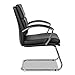 Alera Neratoli Slim Profile Guest Chair, Faux Leather, Chrome Base, 23.81
