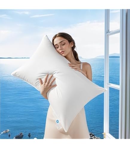 Amazon.com: AiAngu Canadian Luxury Goose Down Pillow Standard Size