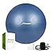 Trideer Exercise Ball (45-85cm) Extra Thick Yoga Ball Chair, Anti-Burst Heavy Duty Stability Ball Supports 2200lbs, Birthing Ball with Quick Pump (Office & Home & Gym)