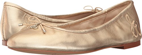 Sam Edelman Women's Felicia Molten Gold Soft Metallic Sheep Leather 11.5 M US