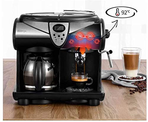 Kaffeemaschine voll halbautomatisch nach Hause Italienischer Dampfmilchschaum 1800W, 1,5lL – Bild 7