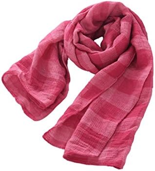 New Autumn And Winter Multi-colored Checked Children Silk Scarf，Stripe scarves (One Size, Red)