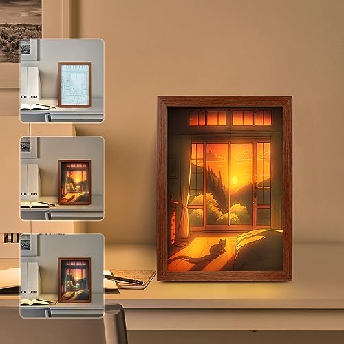 Illuminated Paintings, Light Up Painting, USB Powered, 3 Lighting Modes