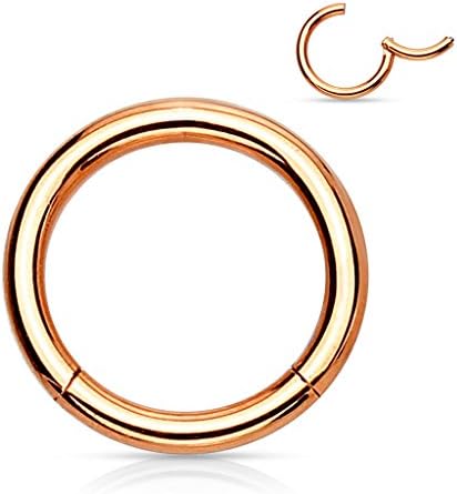 Hinged Seamless WildKlass Jewely Septum Clicker Ring 316L Surgical Steel (Sold Individually)