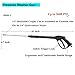 Tool Daily Pressure Washer Gun with Replacement Extension Wand, M22 14mm/15mm Fitting, 5 Power Washer Nozzle Tips, 4000PSI, 41 Inch