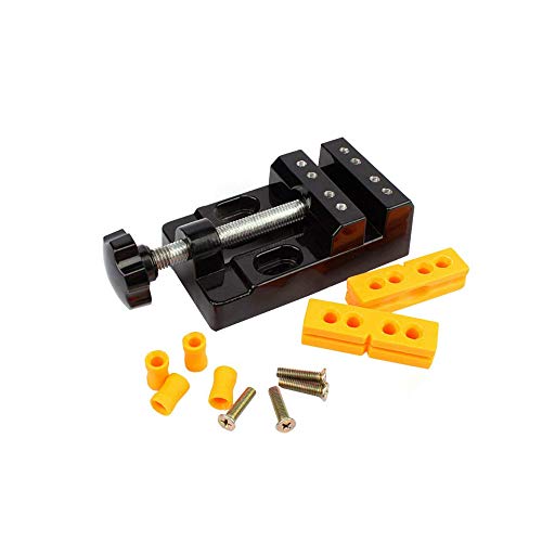 Photo 1 of BUYSK Mini Bench Vice Clamp Mini Flat Clamp Opening Parallel Table Vise for Watch Repairing Sculpture Craft Jewelry DIY Carving Tool