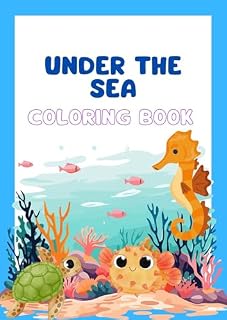 Livro No fundo do mar: livro para colorir
