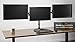 VIVO Black Triple Monitor Adjustable Freestanding Mount with Base – Articulating Stand | Holds 3 LCD Screens up to 30″ (STAND-V013P)thumb 3