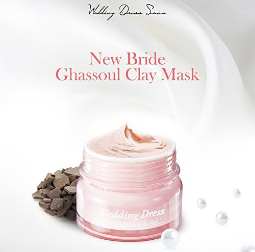 Merbliss New Bride Ghassoul Clay Mask 2.2oz (60g) Wash-off m asculine clay mask that gives pore cleansing, moisturizing, exfoliation and brightening effect with one use