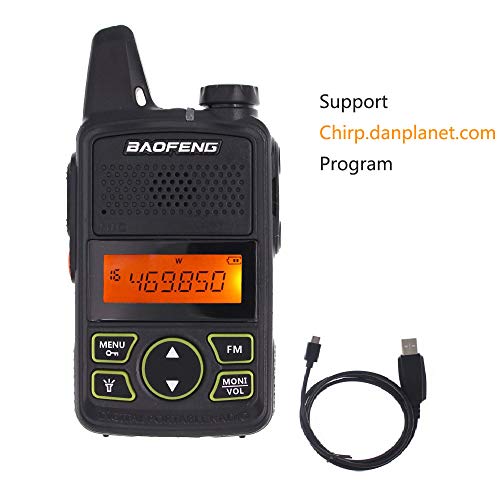 Baofeng Mini Two Way Radio BF-T1 Walkie Talkie UHF 400-470mhz 20CH Portable Ham FM CB Radio Handheld Transceiver+Programming Cable Baofeng Mini Two Way Radio BF-T1 Walkie Talkie UHF 400-470mhz 20CH Portable Ham FM CB Radio Handheld Transceiver+Programming Cable