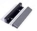 TRISENSE Vise Jaw Covers，Aluminum Multipurpose 6”Soft Vice Inserts-Use On Any Drill Press Vise As Accessories,Black Vise Jaws Pads（2 Pack In 1）