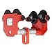 VEVOR Manual Trolley 1/2 Capacity Push Beam Trolley 1100LB Push Trolley Adjustable for I Beam Flange (0.5T)