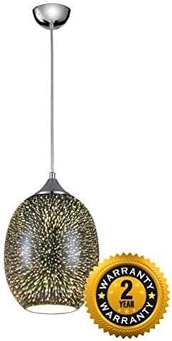 PCH129 Vision 3D effect elliptic pendant