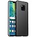 Huawei Mate 20 Pro Case, Almiao [Ultra-Thin] Minimalist Slim Protective Phone Case Back Cover for Huawei Mate 20 Pro (Smooth Black)