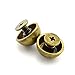 LQ Industrial 25pcs 1/2 inch Bronze Purse Handbag Feet Mushroom Type Nailhead Hollow Round Head Stud Metal Philip Screw-Back Spike Studs Rivet Leather Craft DIY 12mm