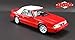 1: 18 GMP 1992 Ford Mustang LX Convertible - Vibrant Red with White Interior - Ford Feature Edition (GMP-18822)